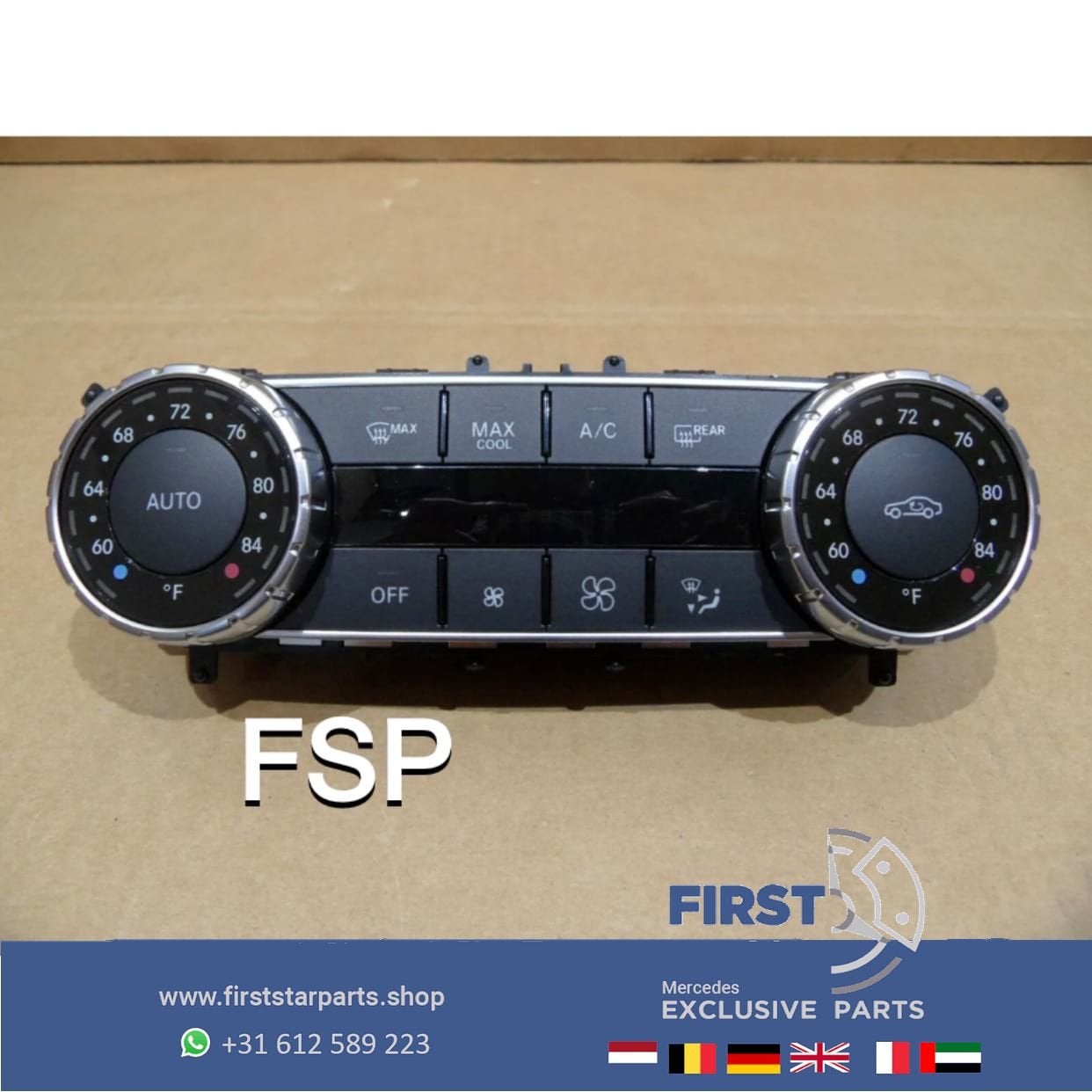 Mercedes W204 W212 X204 W166 Climatronic kachel bediening or, Gebruikt, -, Ophalen of Verzenden, -