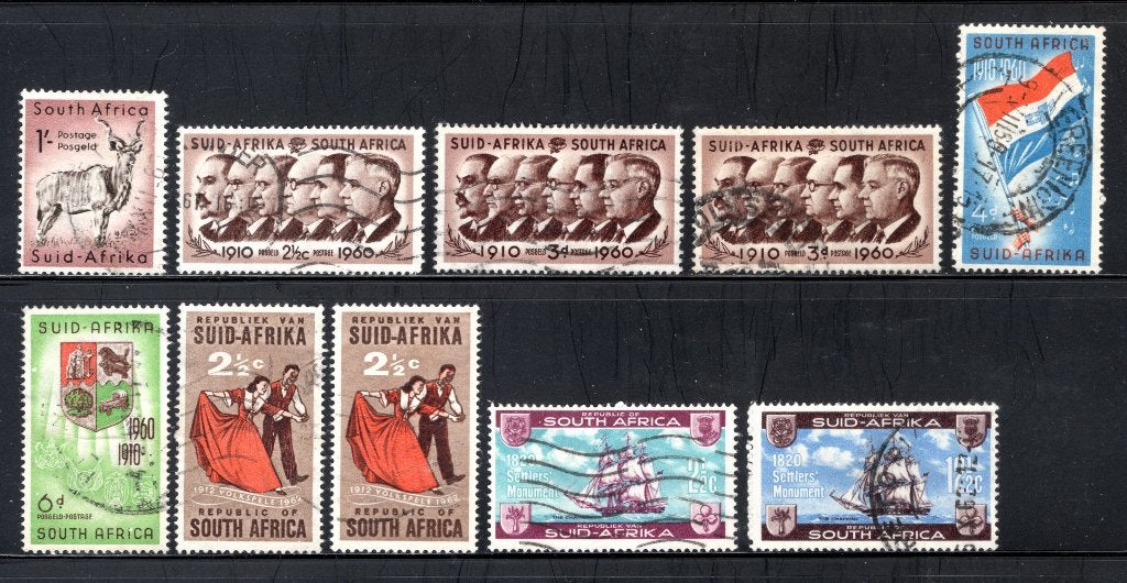 AFRIQUE DU SUD Année 1960-1962 timbrée, Envoi, Afrique du Sud, Affranchi