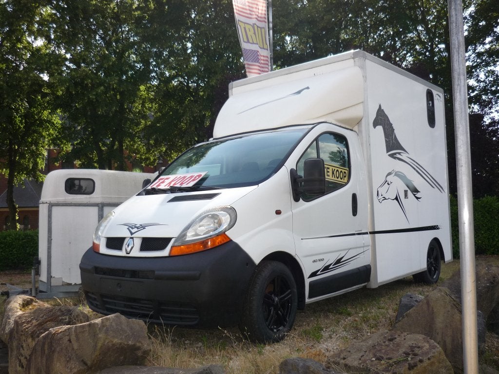 paarden camionette, Enlèvement, Comme neuf, Remorque 2 chevaux