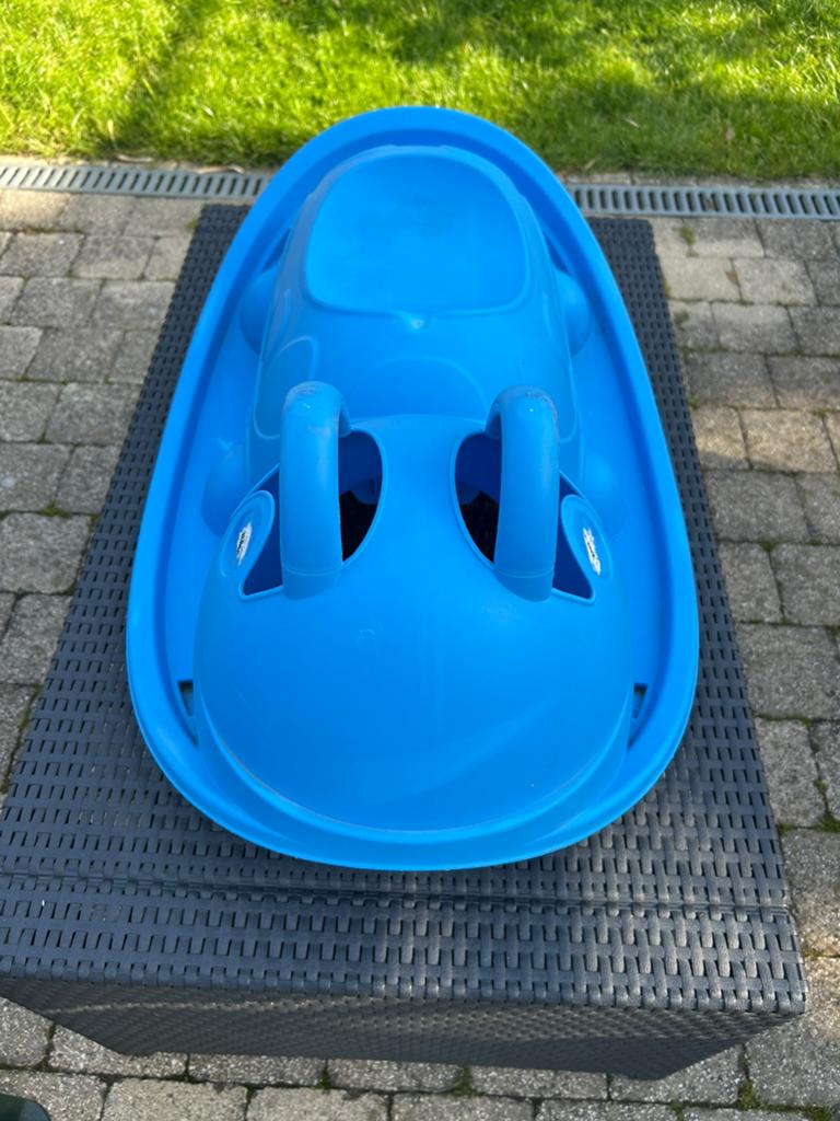 Blauw hobbelpaardje, Enfants & Bébés, Jouets | Jouets a bascule, Enlèvement, Utilisé