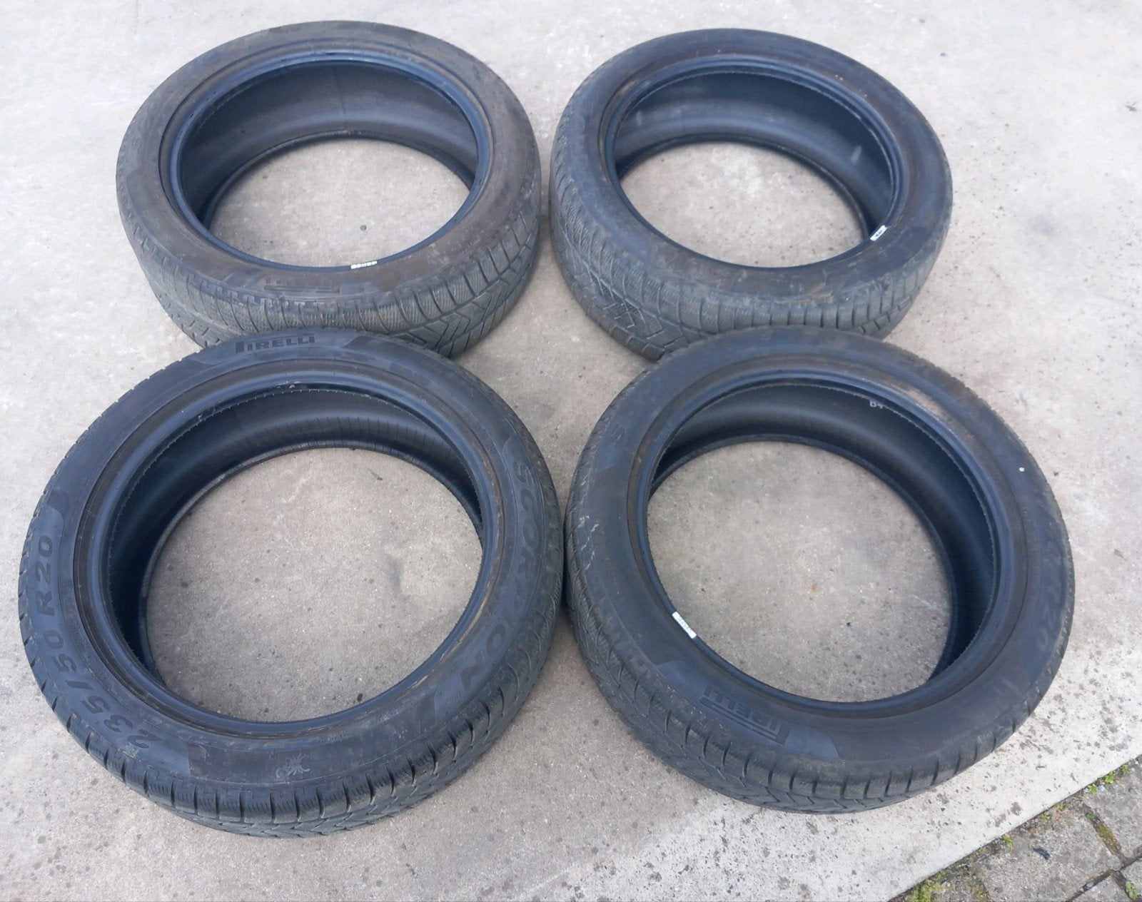 Winterbanden Pirelli Scorpion 235 50 R20 104V M+S 6&5mm ❄️, Ophalen, Gebruikt, Rover