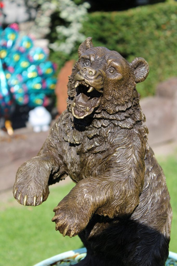 l ours debout en bronze signé : REMINGTON, Antiquités & Art, Enlèvement ou Envoi, Bronze