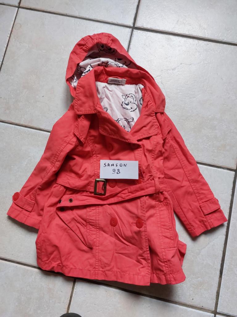 Jas Samson Zomer Maat 98 met kap, Kinderen en Baby's, Kinderkleding | Maat 98, Ophalen, Zo goed als nieuw, Meisje, Jas