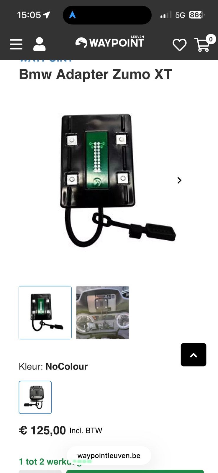 BMW - GARMIN XT - adapter, Ophalen, Zo goed als nieuw