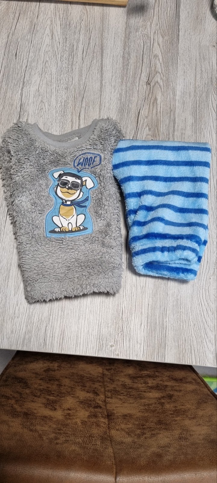 dikke fleece pyama maat 86-92, Kinderen en Baby's, Kinderkleding | Maat 92, Ophalen