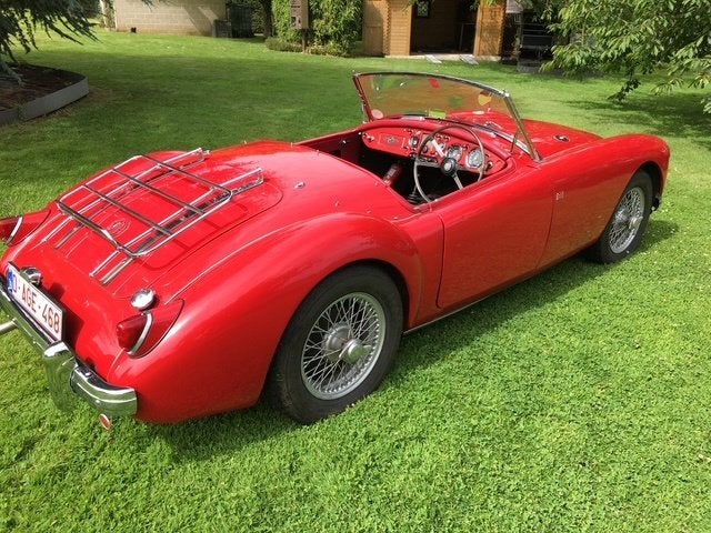 MGA 1500 jaar 1957, Auto's, MG, Particulier, A, Lederen bekleding, Benzine, Euro 1, Cabriolet, 2 deurs, Handgeschakeld, Rood, Overige kleuren