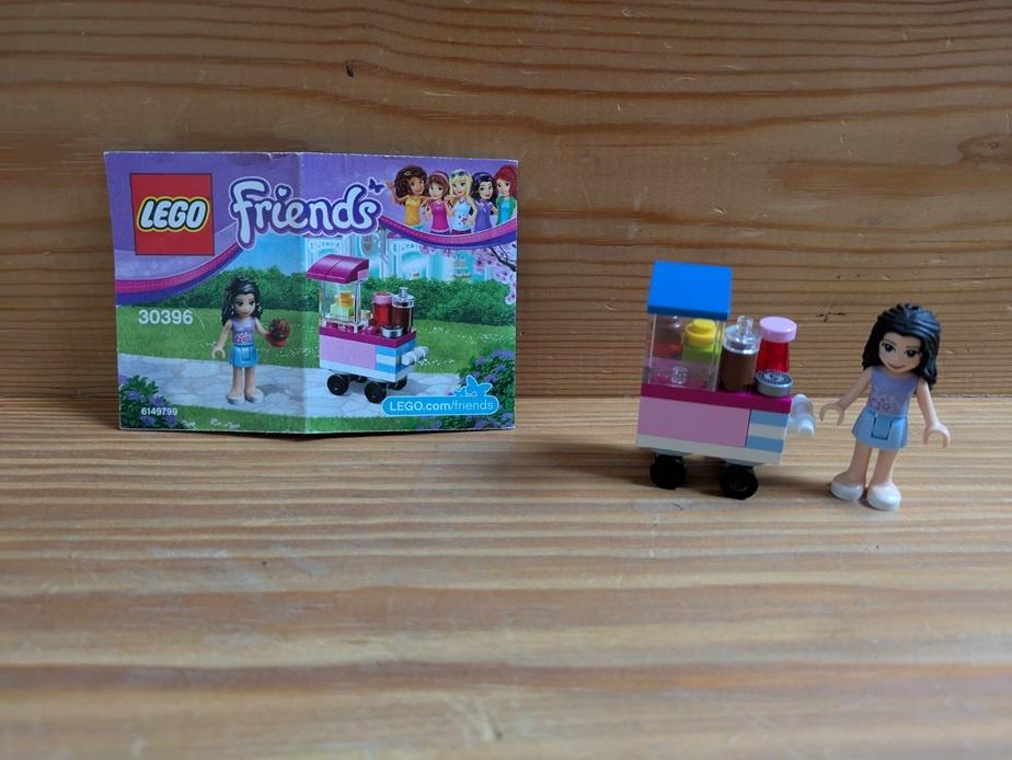 Lego Friends - 30396 - Cupcake stall avec mini figurine, Ophalen, Gebruikt, Lego, Friends