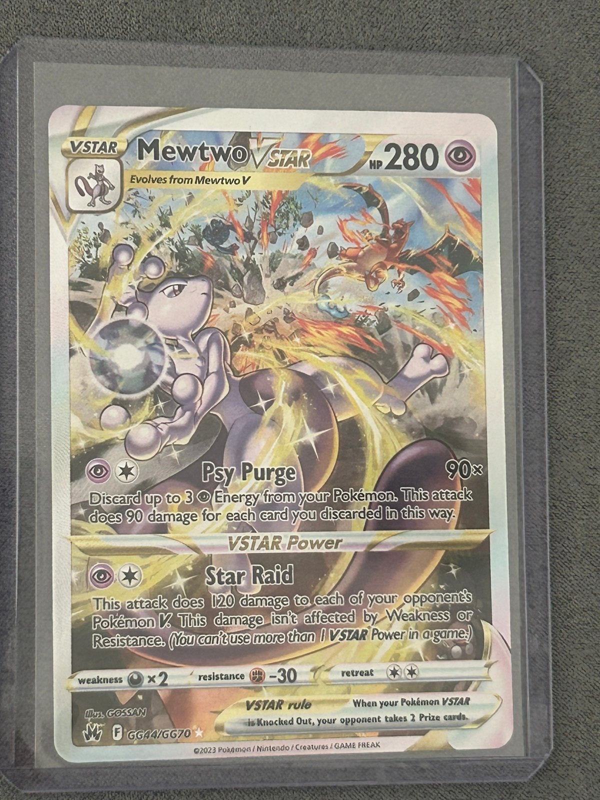 Mewtwo Crown Zenith SIR, Ophalen of Verzenden, Zo goed als nieuw