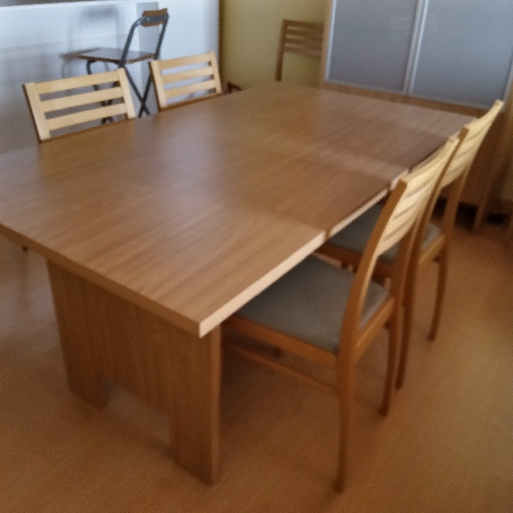 Tafel, Huis en Inrichting, Tafels | Eettafels, Ophalen, Gebruikt, 100 tot 150 cm, Vijf personen of meer