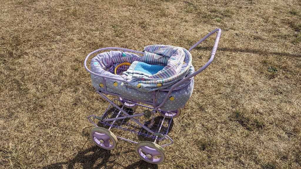 Poppenwagen, Kinderen en Baby's, Speelgoed | Poppen, Ophalen, Gebruikt, Babypop