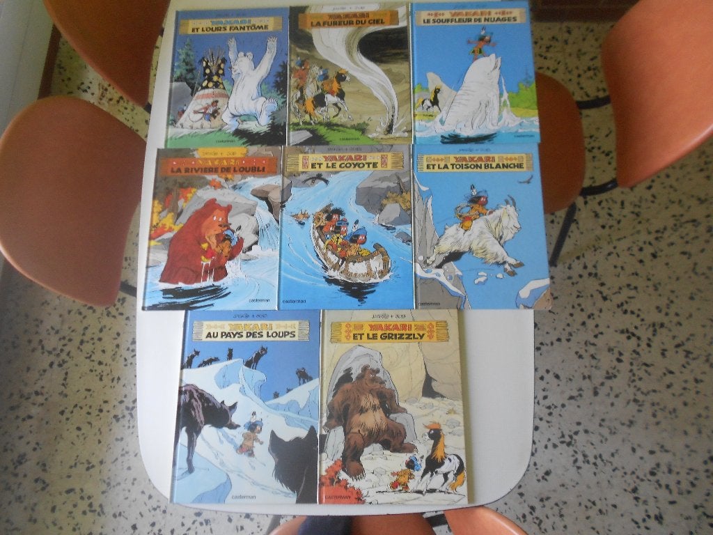 lot de 8 bd yakari, Livres, BD, Enlèvement ou Envoi, Comme neuf
