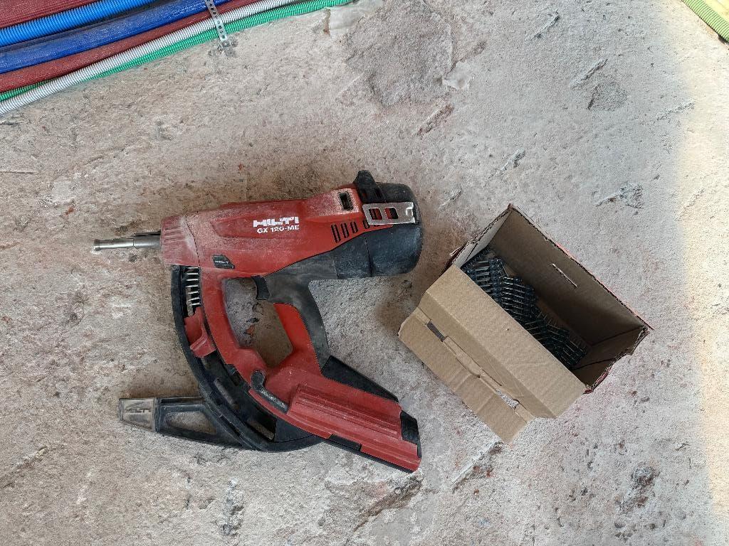 Hilti Betontacker beton nagelschieter GX 120 ME, Doe-het-zelf en Bouw, Ophalen, Gebruikt