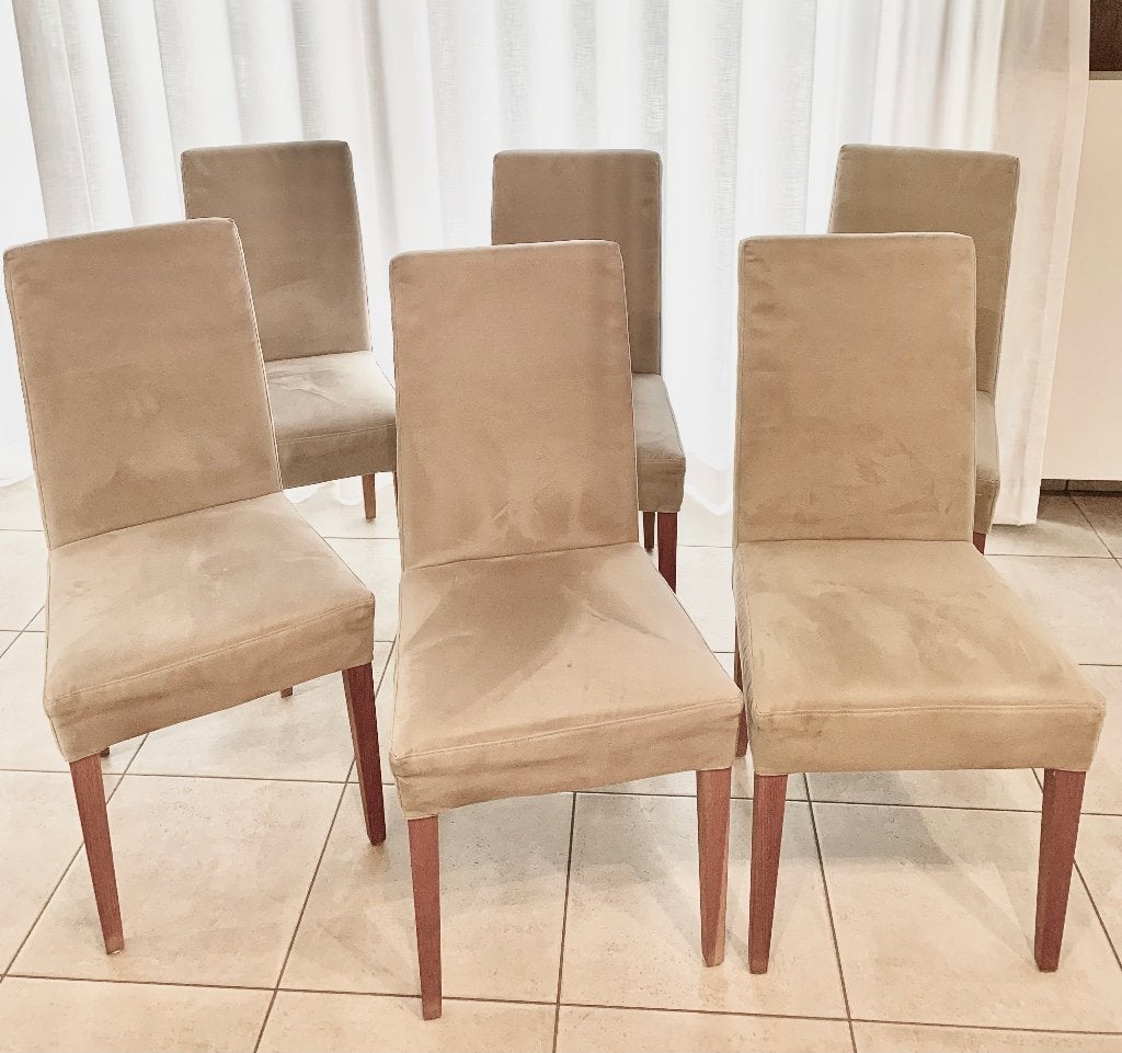 Set van 6 stoelen, Maison & Meubles, Gris, Bois, Enlèvement, Hedendaags