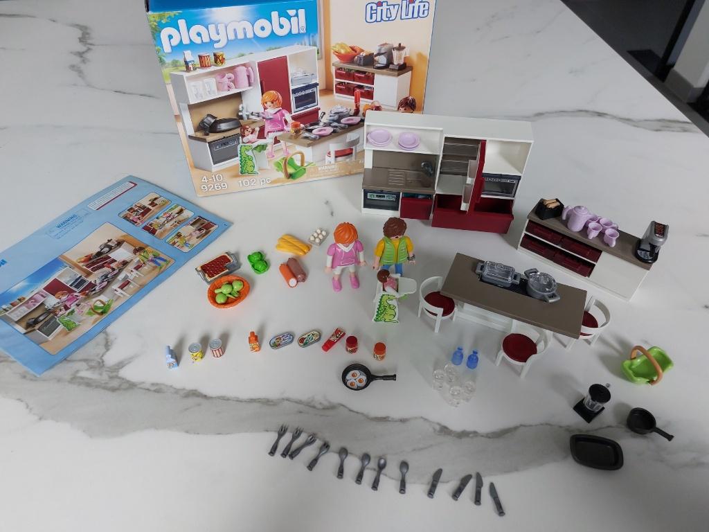 Playmobil City Life Keuken 9269, Ophalen, Zo goed als nieuw, Complete set