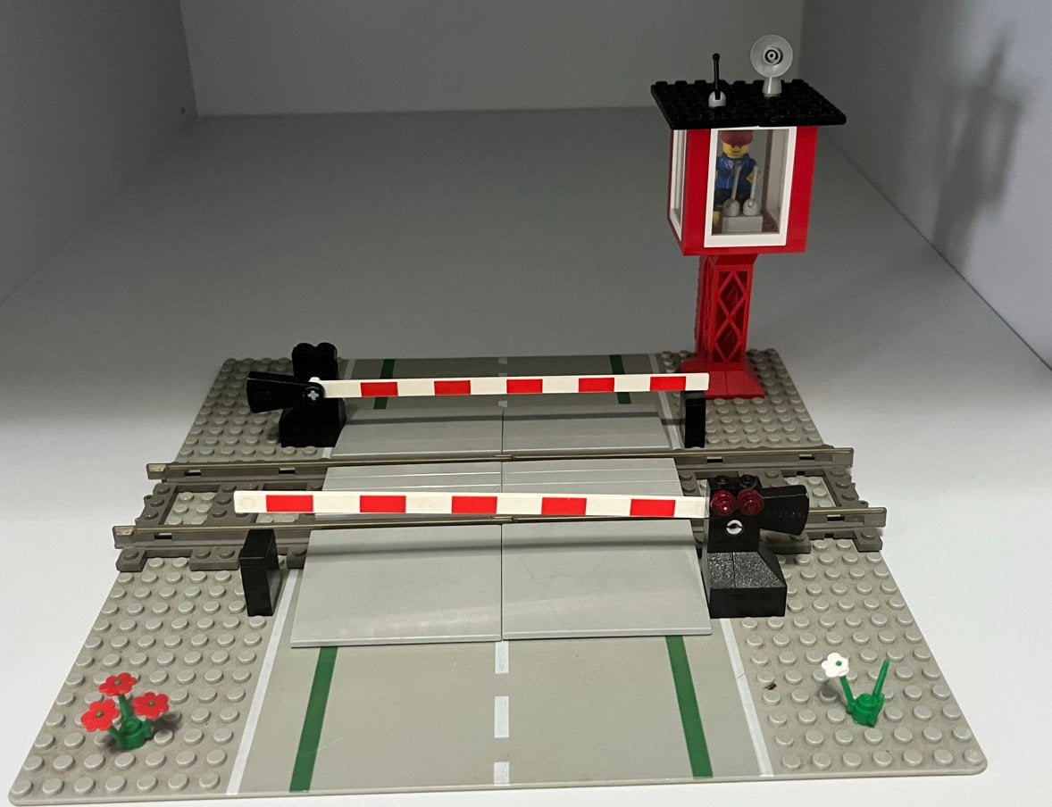 Lego - 4539 spoorwegovergang, Lego, Ophalen of Verzenden, Compleet, Complete set