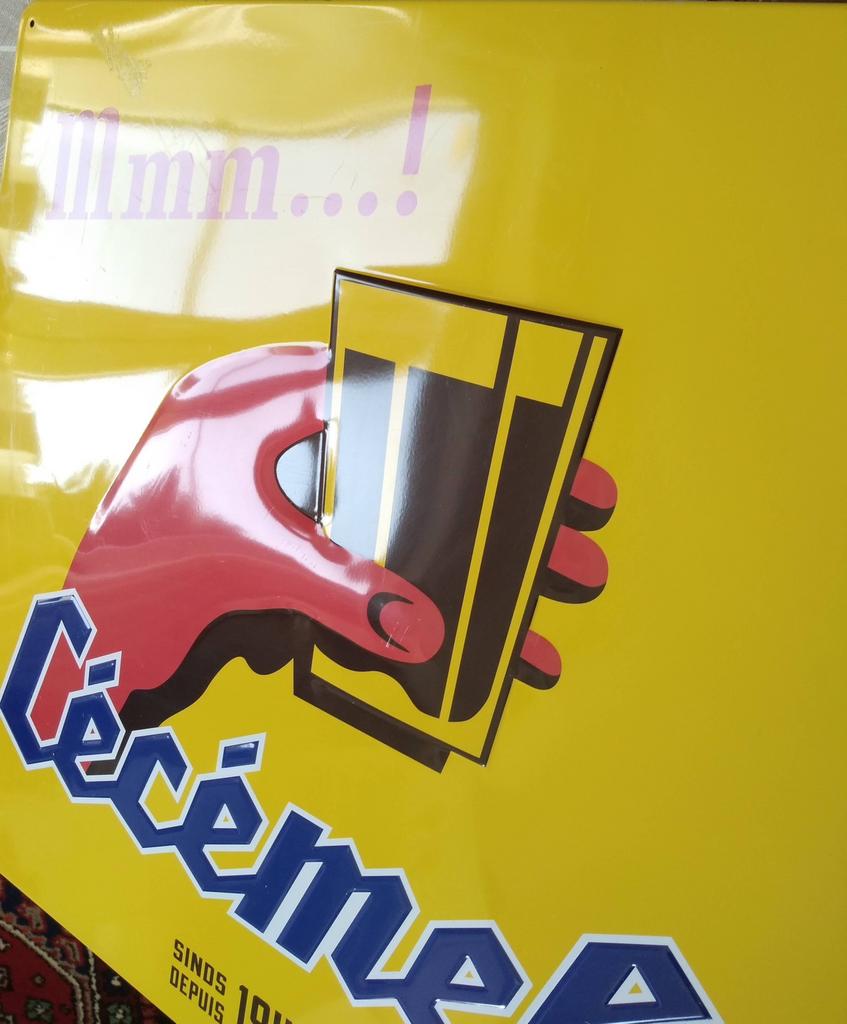 CECEMEL Est 1949 by Nutricia., Verzamelen, Merken en Reclamevoorwerpen, Ophalen of Verzenden, Gebruikt, Reclamebord