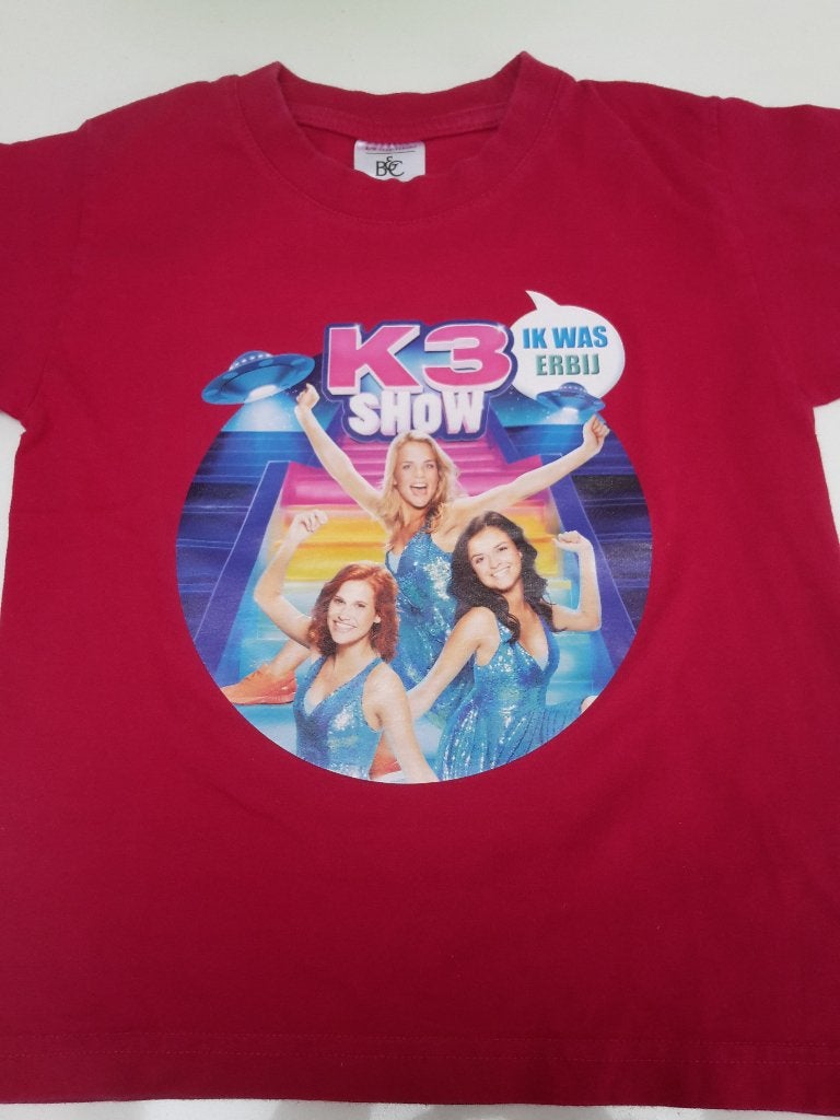 Nieuwe roze K3 Show T-shirt, maat 110-116, Studio 100, Studio 100, Meisje, Nieuw, Ophalen of Verzenden