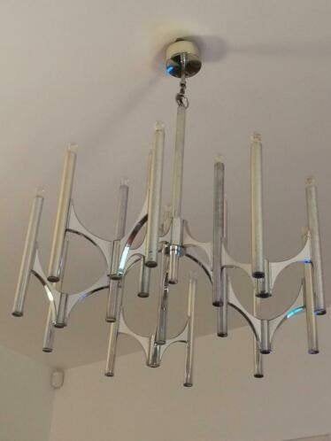 Vintage Grand Lustre Sciolari 15 feux, Ophalen