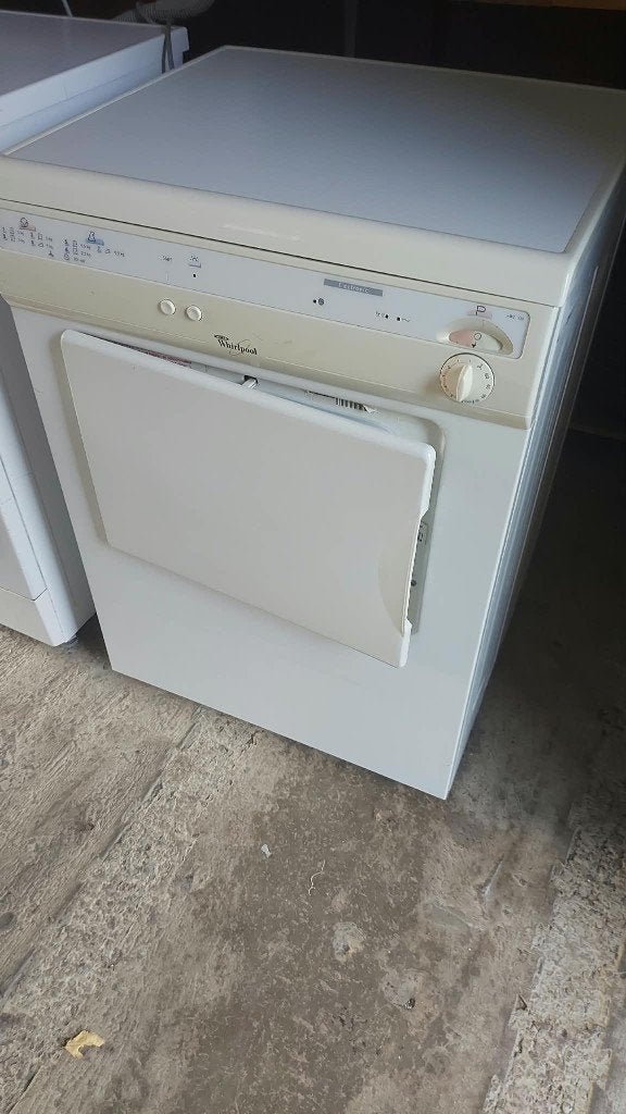 Whirlpool-ventilatiedroger, Elektronische apparatuur, Ophalen, 6 tot 8 kg, Gebruikt, Luchtafvoer