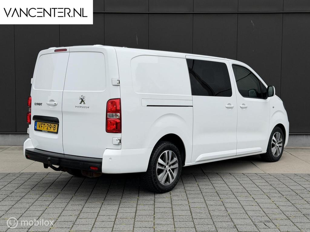 Peugeot Expert 2.0 BlueHDI 120PK Automaat DC Long L3 Airco, Auto's, Wit, Bedrijf, 5 deurs, Te koop