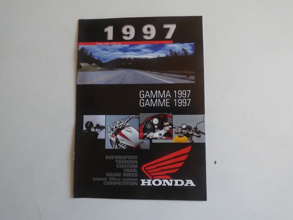 MODÈLES HONDA FOLDER ANNÉE 1997, Motos, Enlèvement ou Envoi, Honda