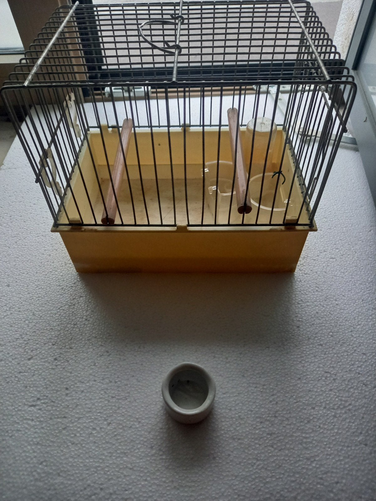 Lot mangeoire en porcelaine et Cage,abreuvoir,mangeo, Animaux & Accessoires, Enlèvement ou Envoi