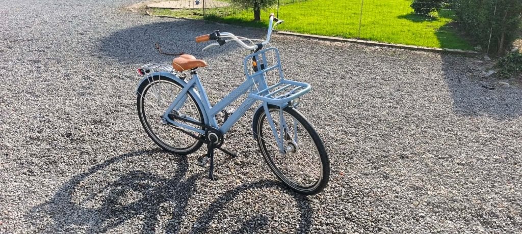 Lichtblauwe Sparta Central Parks damesfiets, Ophalen, Gebruikt, Sparta, (Extra) lage instap