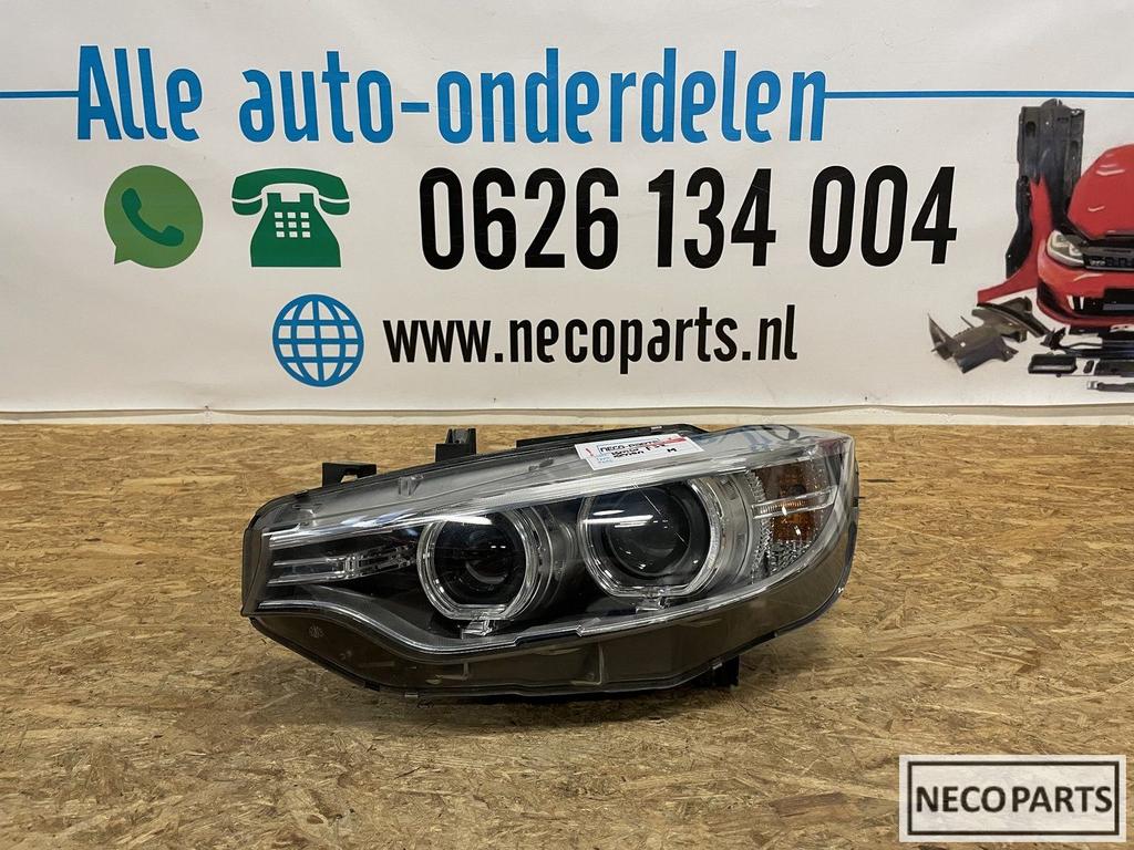 BMW 4 SERIE F32 F33 F36 XENON LED KOPLAMP LINKS 7410785, Gebruikt, -, -, Ophalen of Verzenden