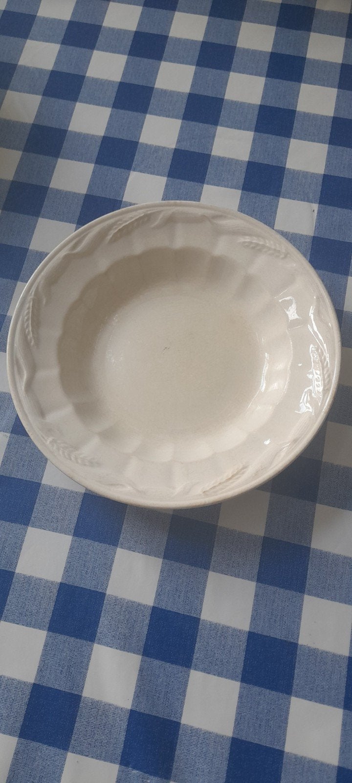 antiek ecru soepbord van boch, Ophalen of Verzenden