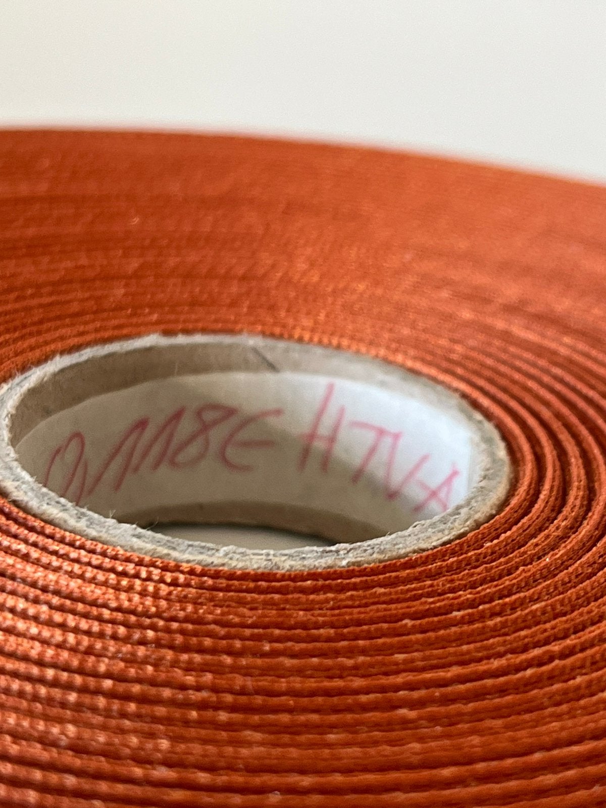 Ruban satin orange cuivré 15 mm – Rouleau, Enlèvement ou Envoi, Comme neuf
