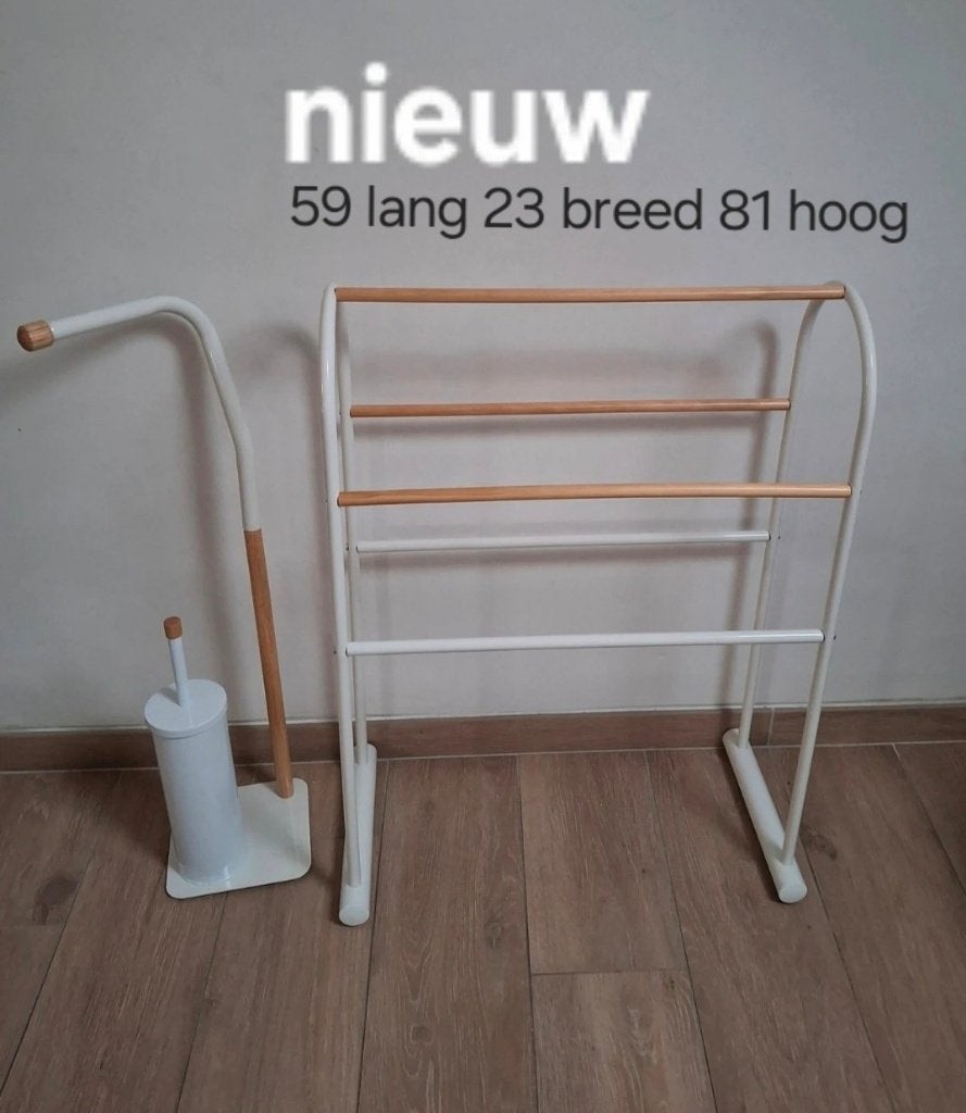 handdoekrek+ wcborstel+houder  NIEUW, Enlèvement