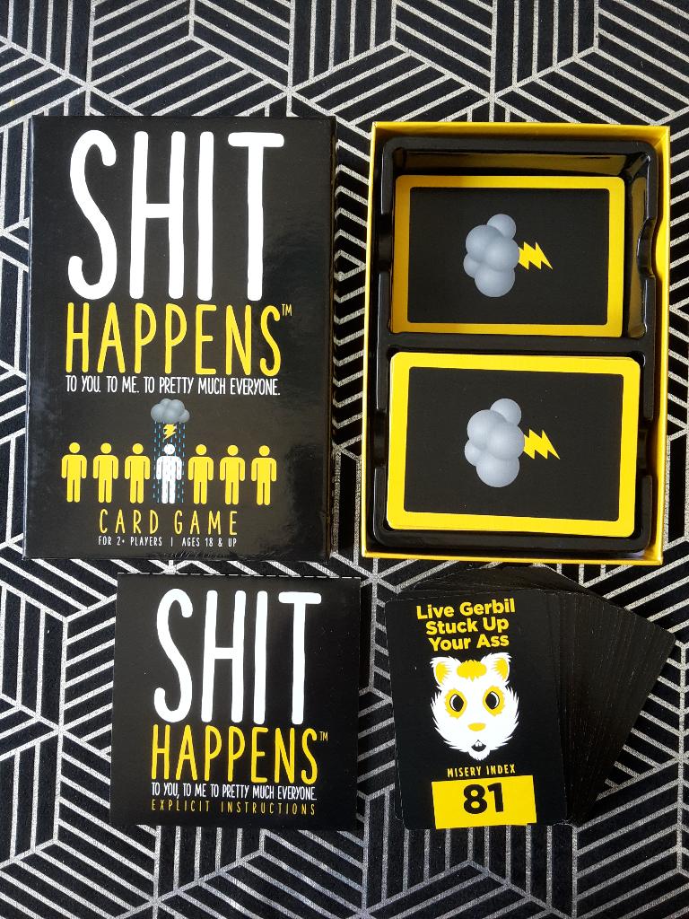 Nieuw partygame Shit Happens, voor 2 of meer spelers, 18+, Hobby en Vrije tijd, Ophalen of Verzenden, Nieuw, Goliath Games