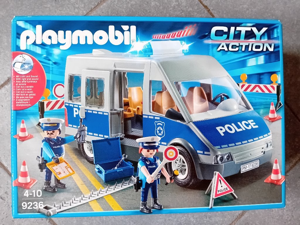 Véhicule playmobil police, Ophalen, Zo goed als nieuw