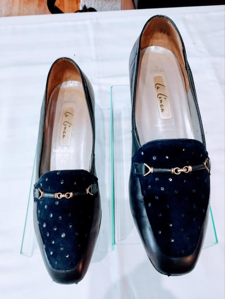 Mocassins HASSIA tout cuir en bleu taille 37.5, Ophalen, Blauw