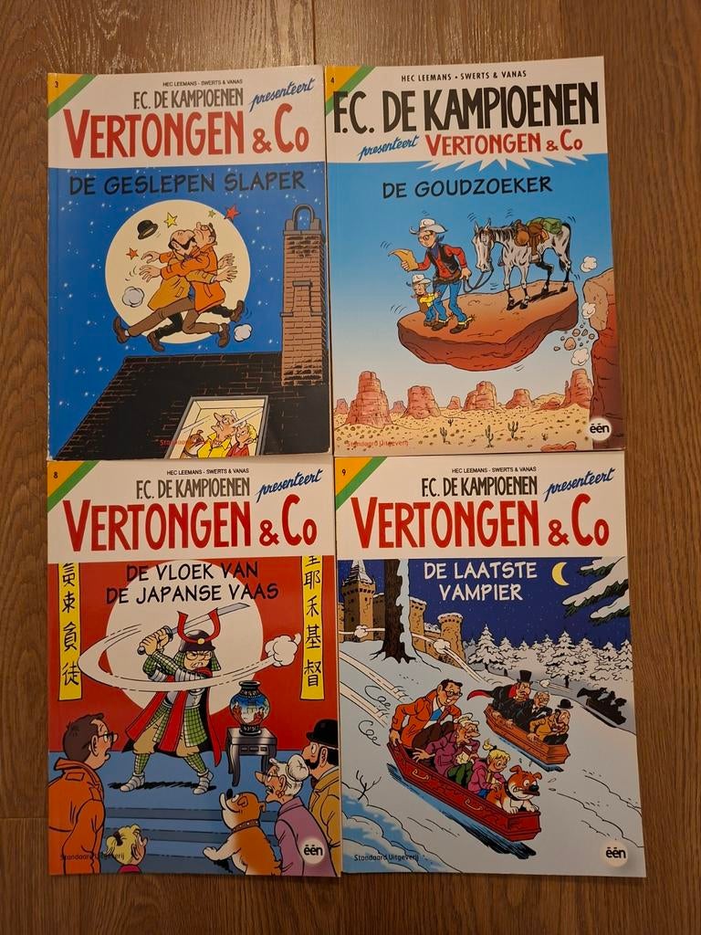 FC de kampioenen presenteert Vertongen & Co - 6 albums, Ophalen, Hec Leemans, Zo goed als nieuw, Meerdere stripboeken