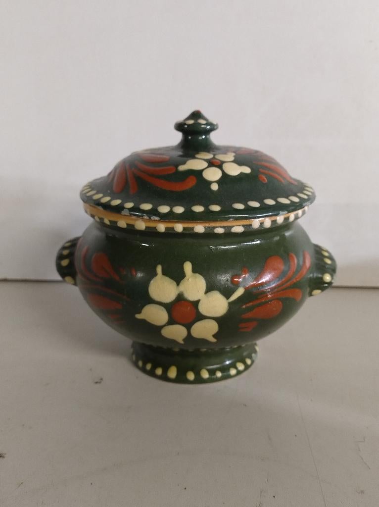 Vintage soufflenheim pot uit de Elzas, Antiek en Kunst, Antiek | Keramiek en Aardewerk, Ophalen of Verzenden