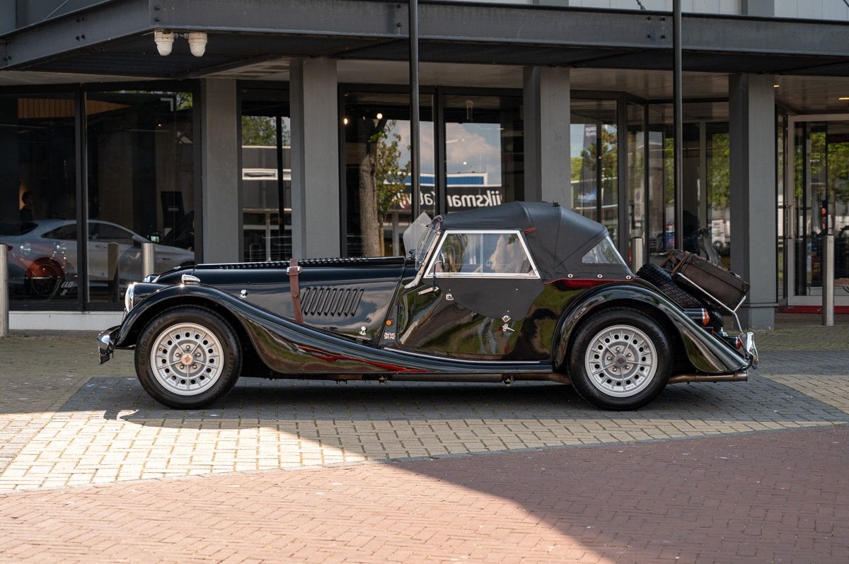 Morgan Plus 8 3.9 V8 (bj 1992), Auto's, Overige Auto's, Gebruikt, 8 cilinders, Zwart, Leder