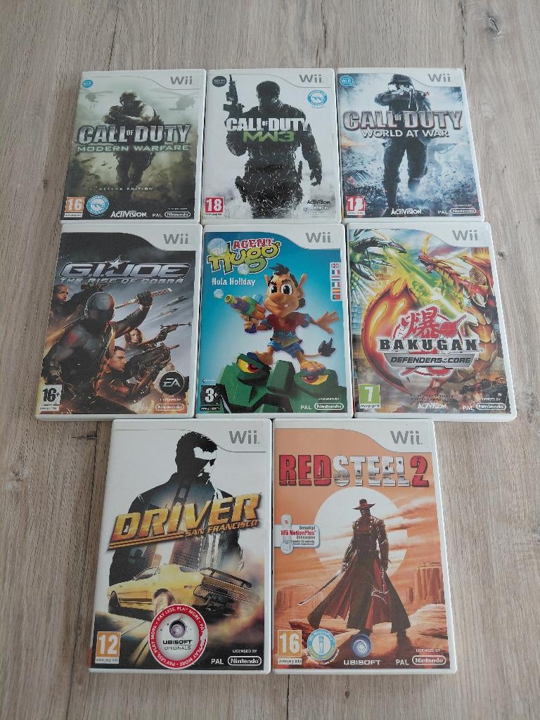 Wii games compleet, Games en Spelcomputers, Gebruikt, 2 spelers, Vanaf 3 jaar, Ophalen