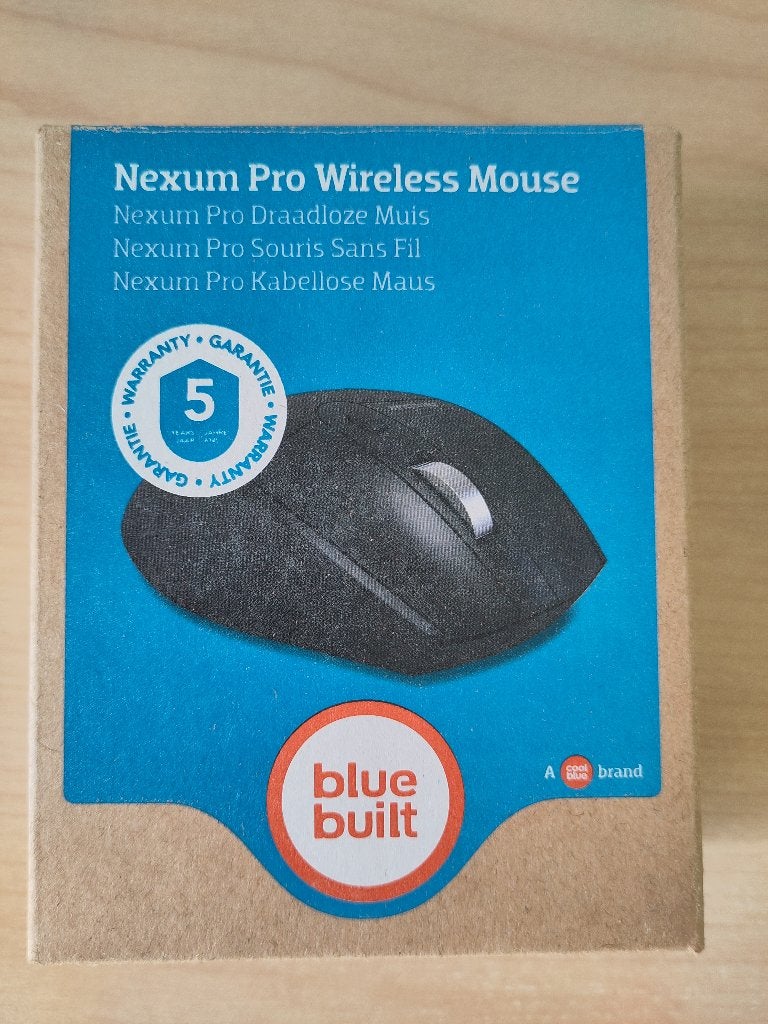 BlueBuilt Nexum Pro Draadloze Muis, Informatique & Logiciels, Souris, BlueBuilt, Enlèvement, Utilisé