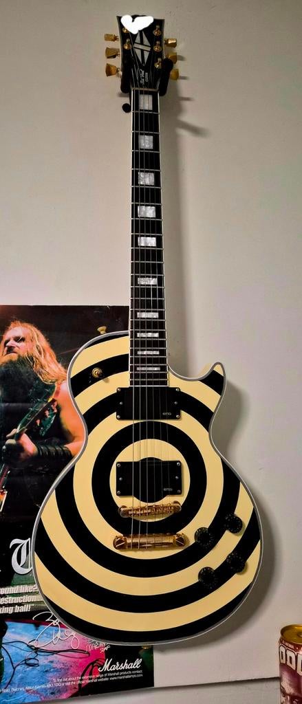 Guitare Les Paul type Zakk Wylde, Ophalen, Zo goed als nieuw, Overige merken