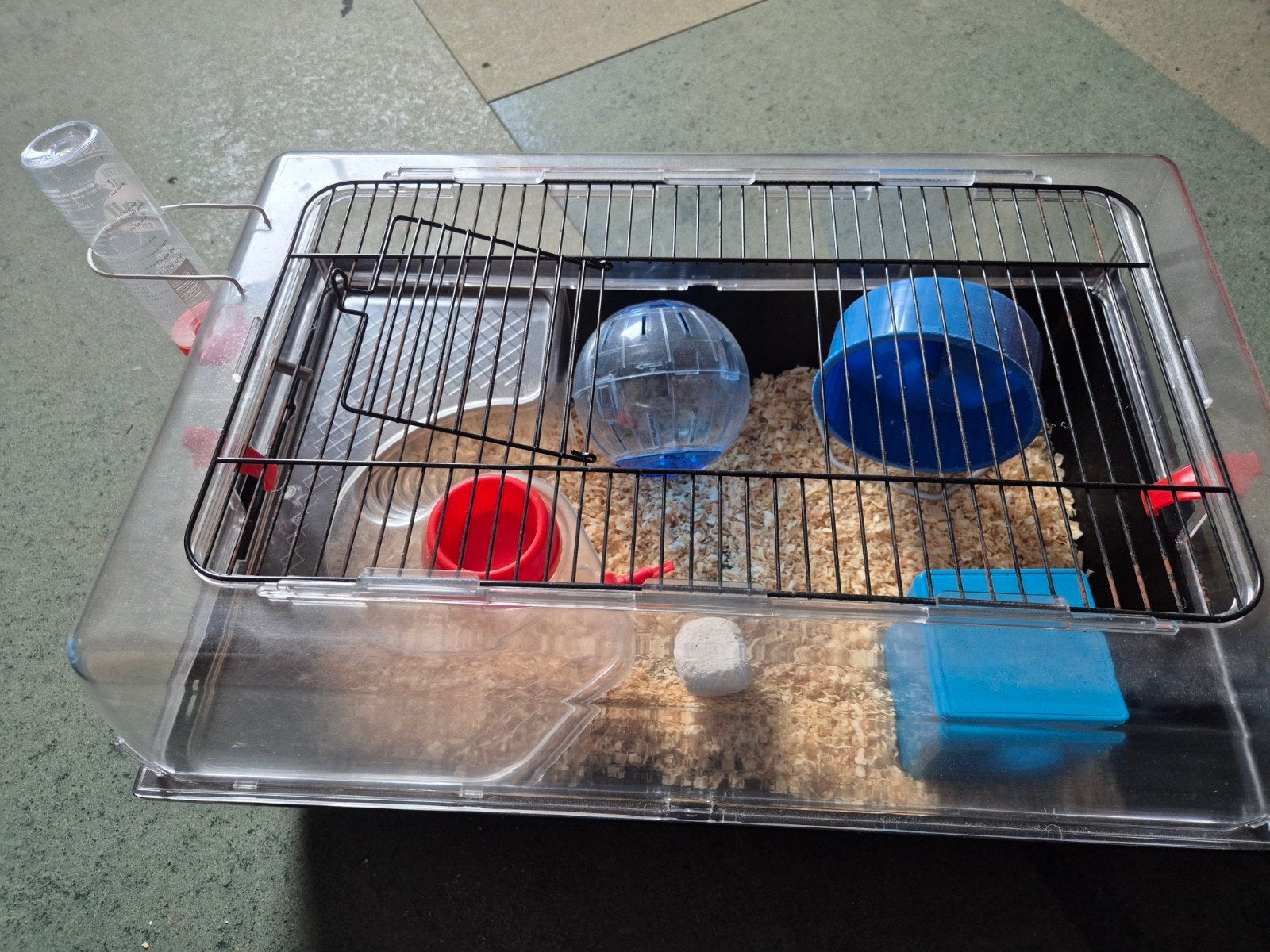 Hamsterkooi compleet met accessoires, Enlèvement, Utilisé, Cage, Hamster