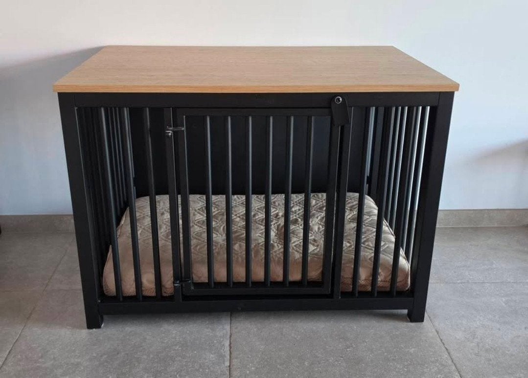 Hondenbench staal B 100 cm- D 66 cm- H72 cm, Enlèvement, Comme neuf