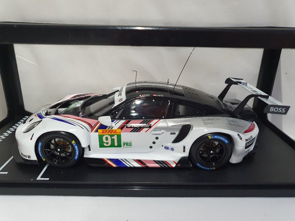 Porsche 911 RSR-19 #91 Goodbye Last Race WEC 2022 1:18 Ixo, Hobby en Vrije tijd, Modelauto's | 1:18, Ophalen of Verzenden, Nieuw