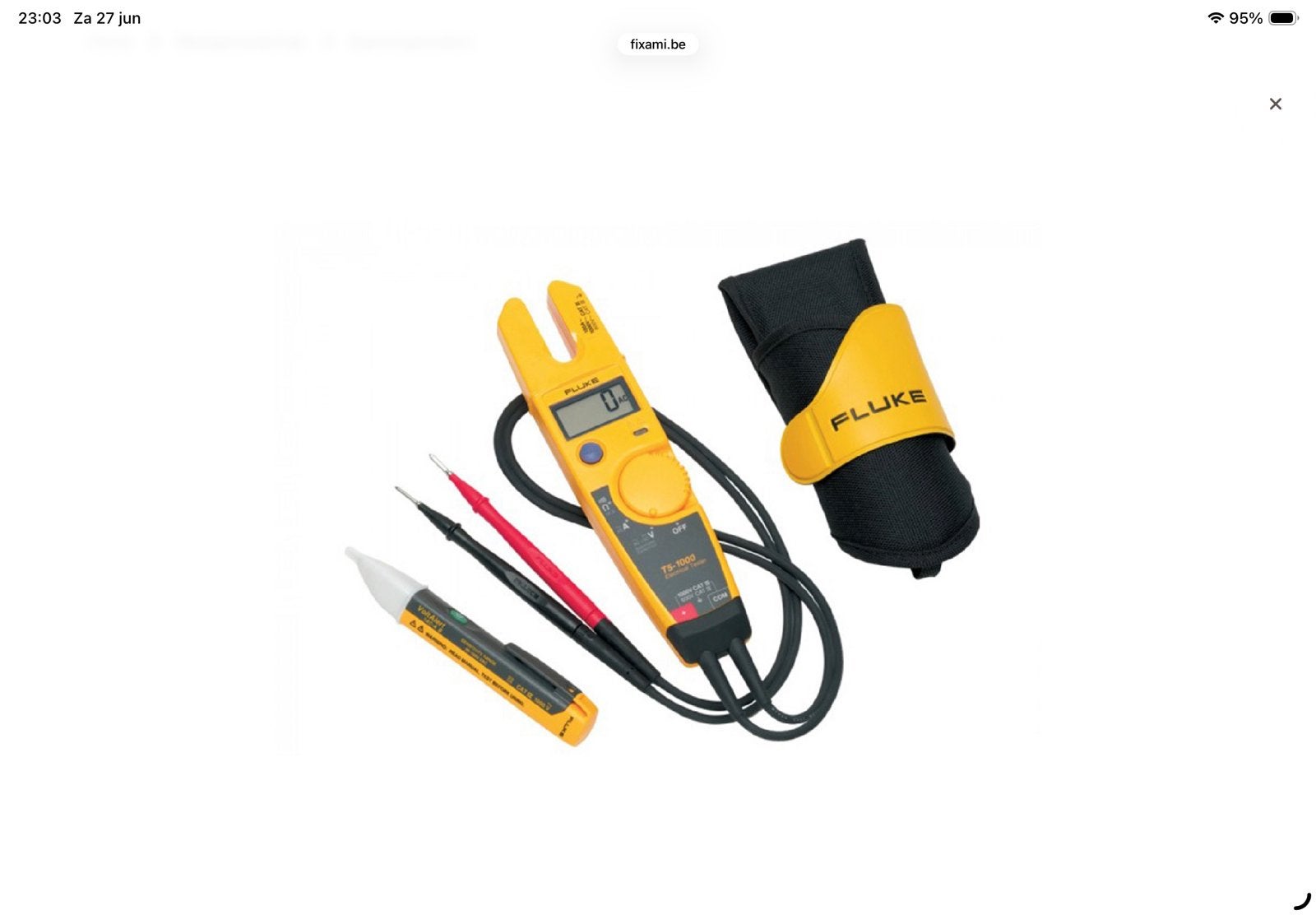 Fluke multimeter T5-H5-1AC, Doe-het-zelf en Bouw, Meetapparatuur, Ophalen, Nieuw, Multimeter