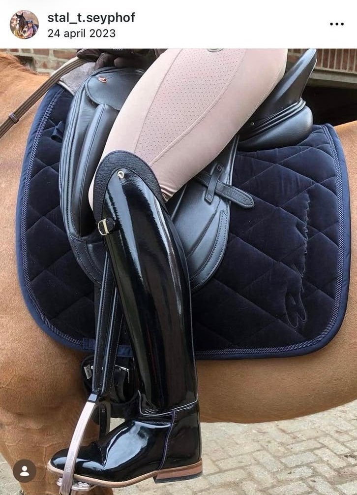 Derby rijlaarzen dressuur maat 40 zwart lak, Dieren en Toebehoren, Paardrijkleding, Gebruikt, Dames, Kinderen, Schoeisel, Dressuur