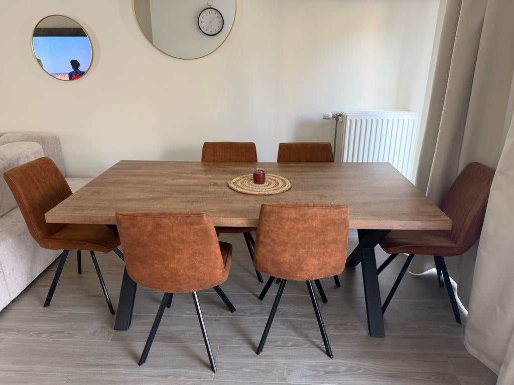 À vendre : Table à manger + table basse, Huis en Inrichting, Tafels | Eettafels, Zo goed als nieuw, Ophalen