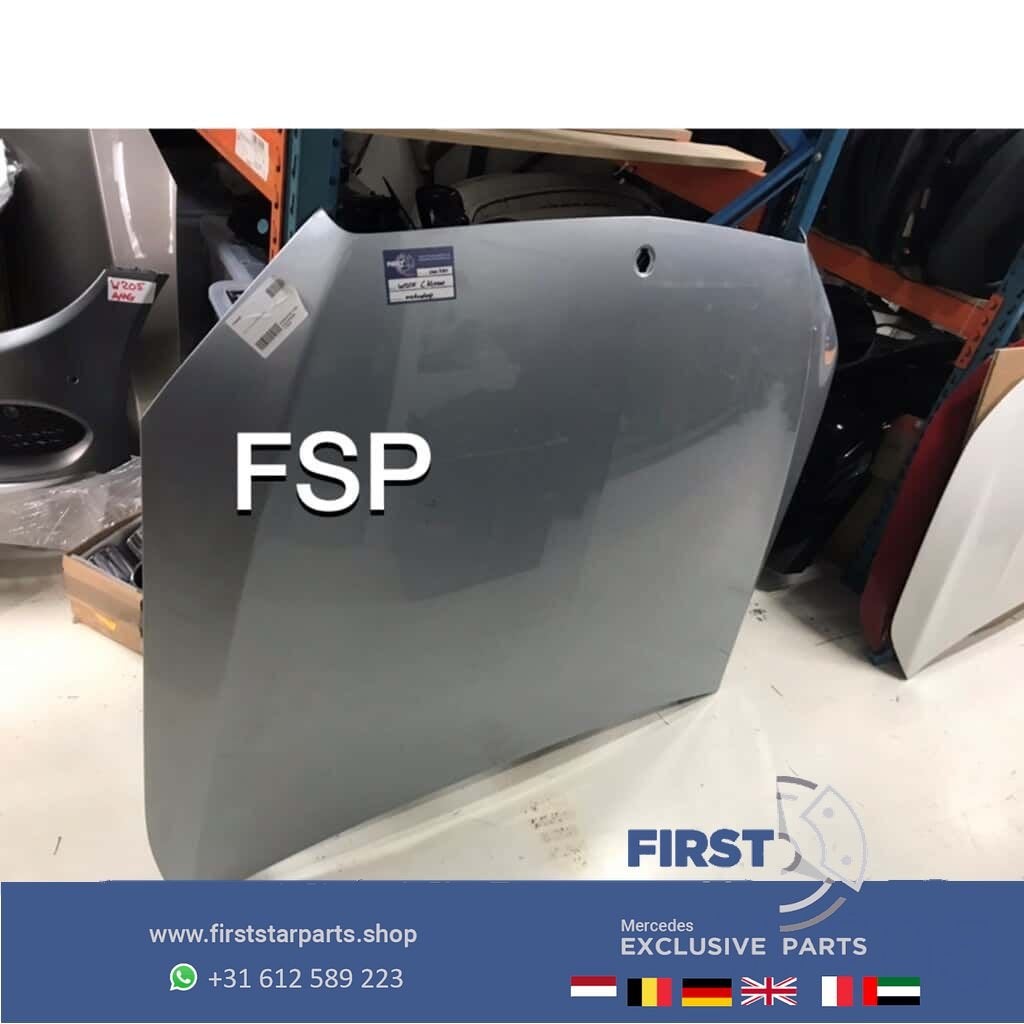 W205 motorkap grijs Mercedes C Klasse 2014-2019, Utilisé, -, Capot moteur, -