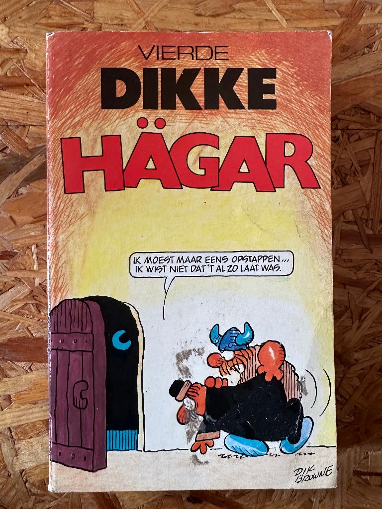 Strip vierde dikke Hägar, Europa, Gelezen, Eén comic, Dik brown