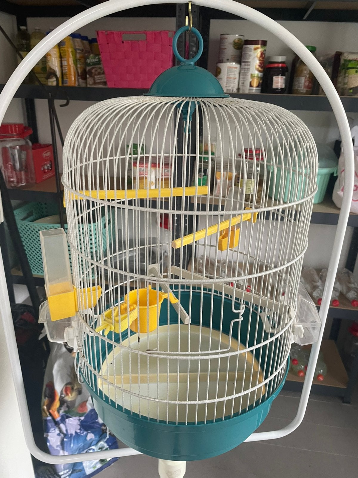 Vogelkooi opstaander, Dieren en Toebehoren, Ophalen, Zo goed als nieuw, Vogelkooi