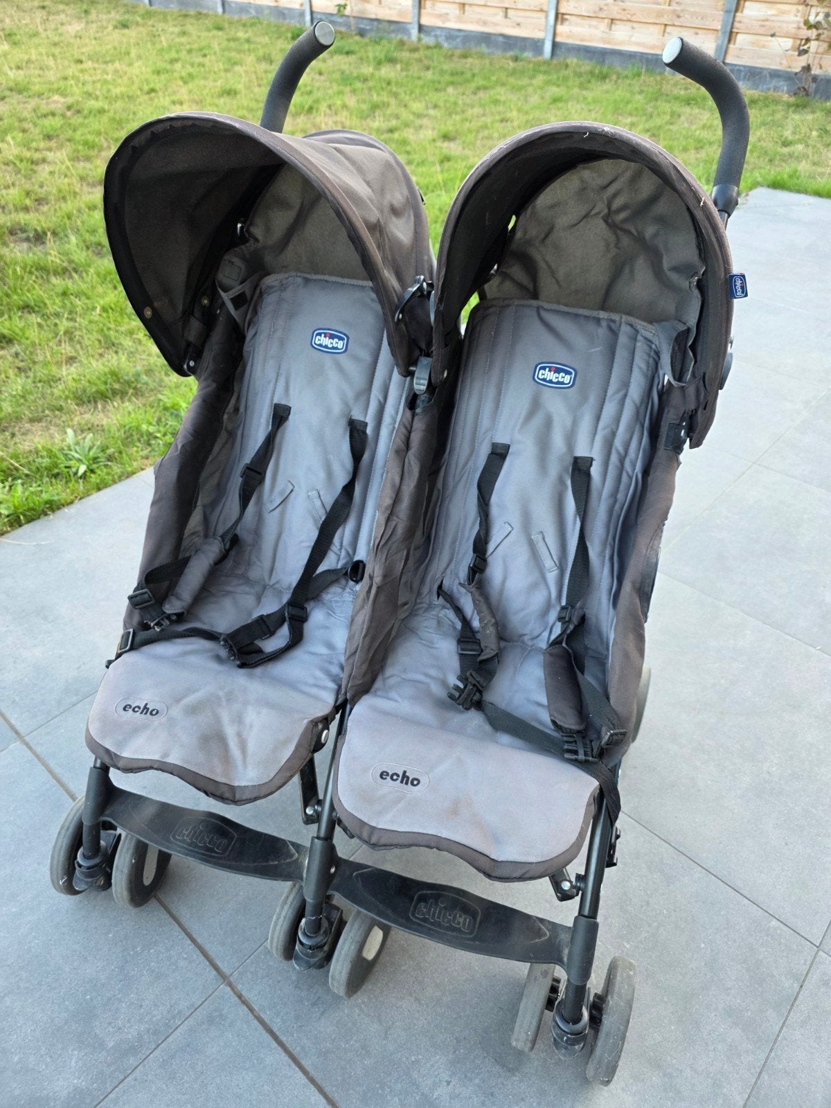 Chicco Echo Twin - Ideaal voor 2 kids, Ophalen, Gebruikt, Kinderwagen of Buggy